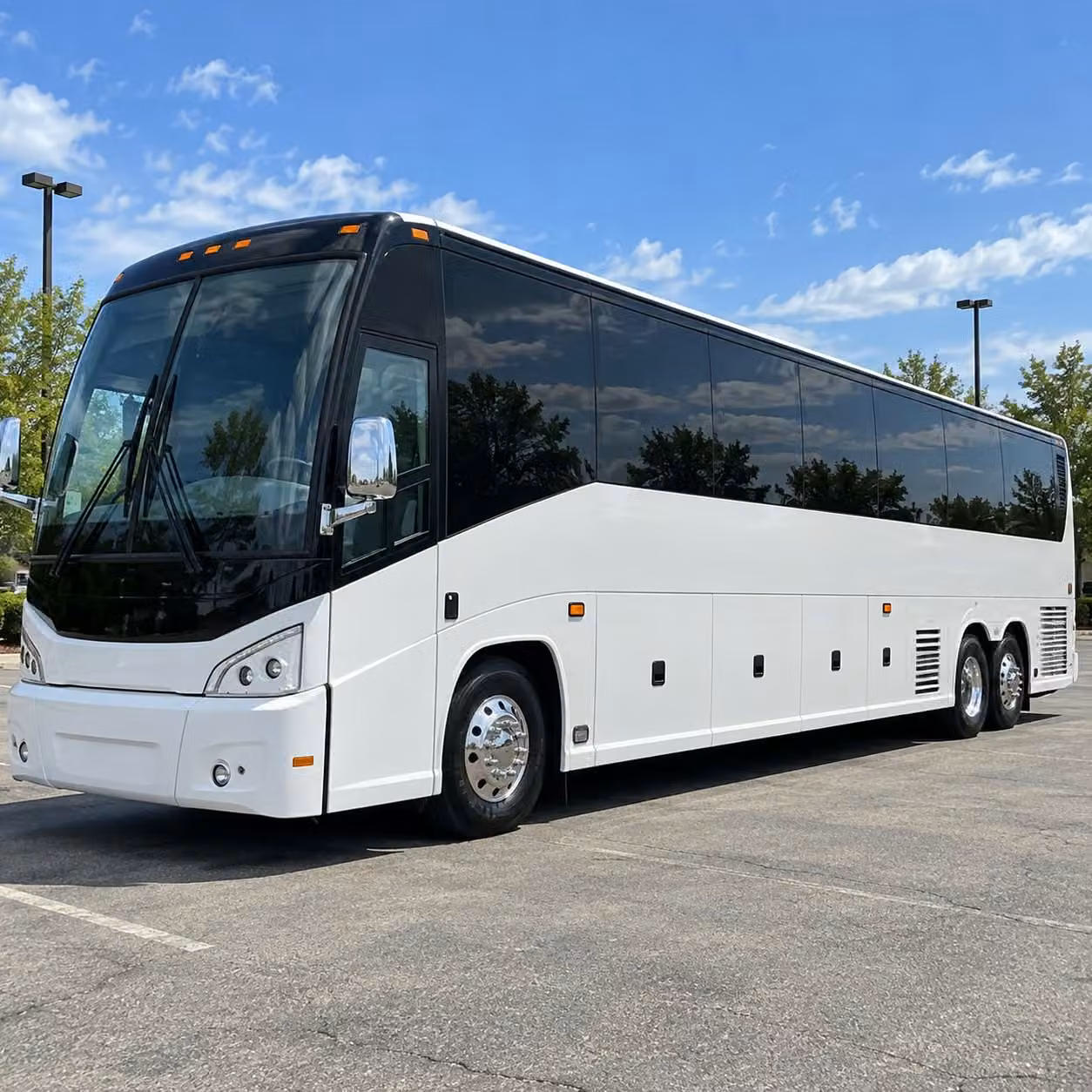 56 passenger charter bus